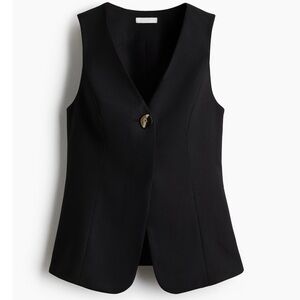 Black Sleeveless Vest